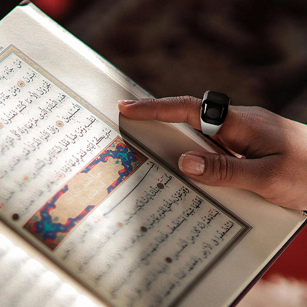 Tragbarer Bluetooth Zählordner Zeiterinnerung Digitalanzeige Zähler Smart APP Ringzähler Tragbarer Tasbih Zikr Ring Misbah
