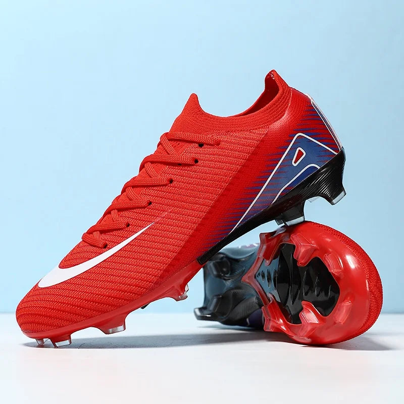 Nouvelles chaussures de football d'extérieur pour hommes Crampons de football Match Entraînement TF/FG Gazon Cheville Crampons longs Sport Haute qualité à succès