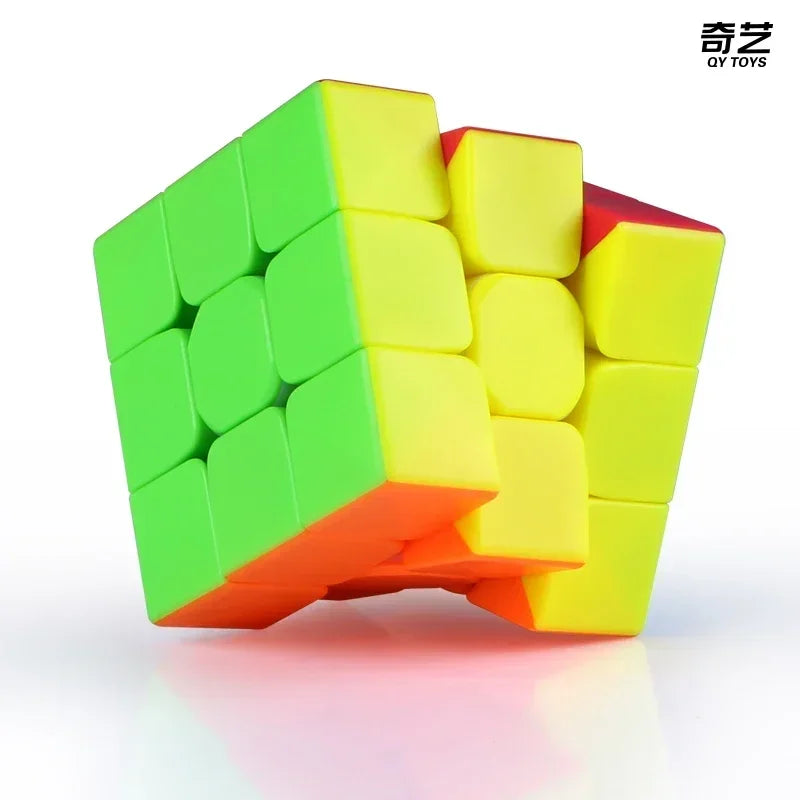 QIYI Cube Magique Vitesse 2x2 3x3 4x4 5x5 6x6 7x7 Autocollants Noirs Casse-tête Cube Magique Jouets Éducatifs Enfants