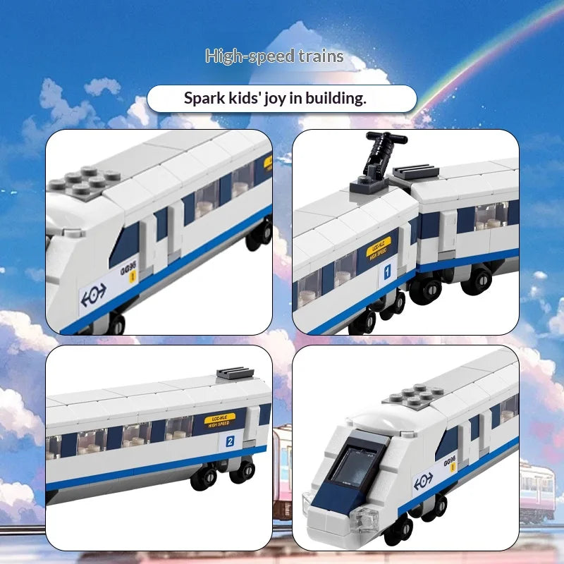Lego Creative Versatile Series 40518 High Speed Train Boys and Girls Children's Puzzle Building Toy Gift