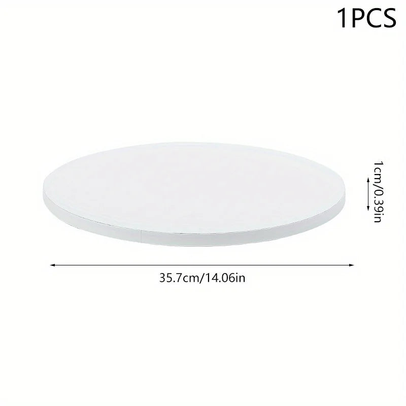 1 plateau à gâteau rond en carton blanc multi-taille, base pour cupcake, mousse, dessert, décorations de gâteau de mariage, anniversaire, fête, bricolage