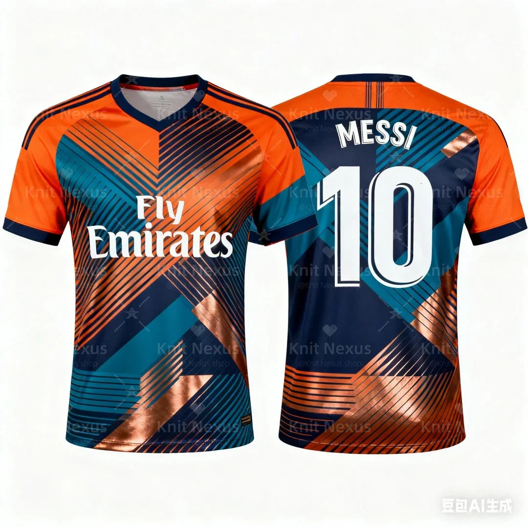 Maillot de football d'extérieur pour hommes, T-shirt de sport et de fitness imprimé en 3D, séchage rapide, T-shirt d'été pour hommes, Vêtements pour enfants, T-shirt pour femmes