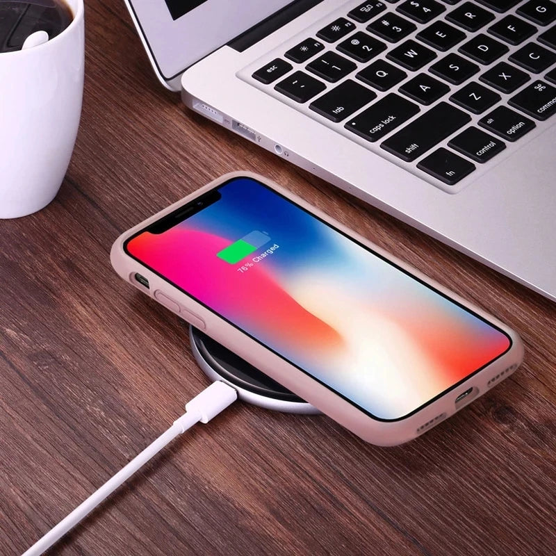 Liquid Silicone Case For Apple iPhone 17 16 15 14 13 Pro Max 11 12 13 14 15 Plus Phone Original Official Style Protective Cover