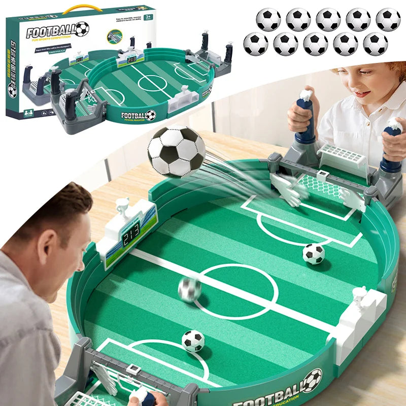 Fußballtisch für Familienfeier, Fußball-Brettspiel, interaktives Desktop-Fußballspielzeug, Geschenk für Kinder Jungen, Sport, Outdoor, tragbares Spiel