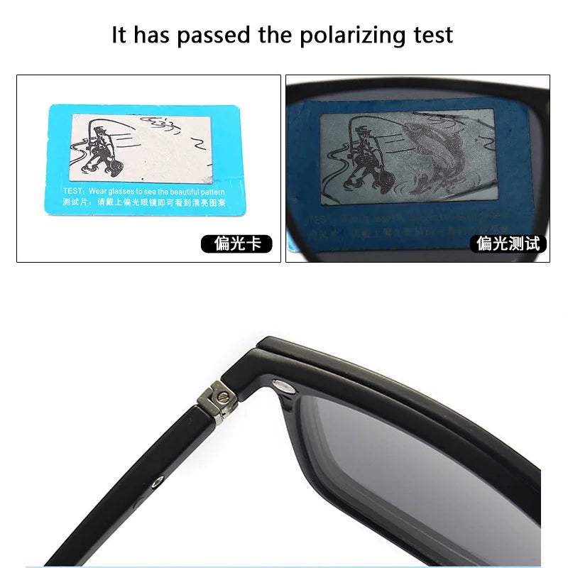 6 In 1 Polarized Sunglasses Men Women Magnetic Clip On Glasses TR90 Optical Prescription Eyeglass Frames Magnet Clips