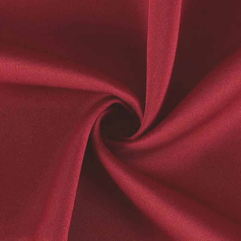 Tissu tricoté élastique Scuba résistant à l'usure, anti-boulochage pour la couture de pulls, jupes, uniformes scolaires, vêtements de sport au mètre
