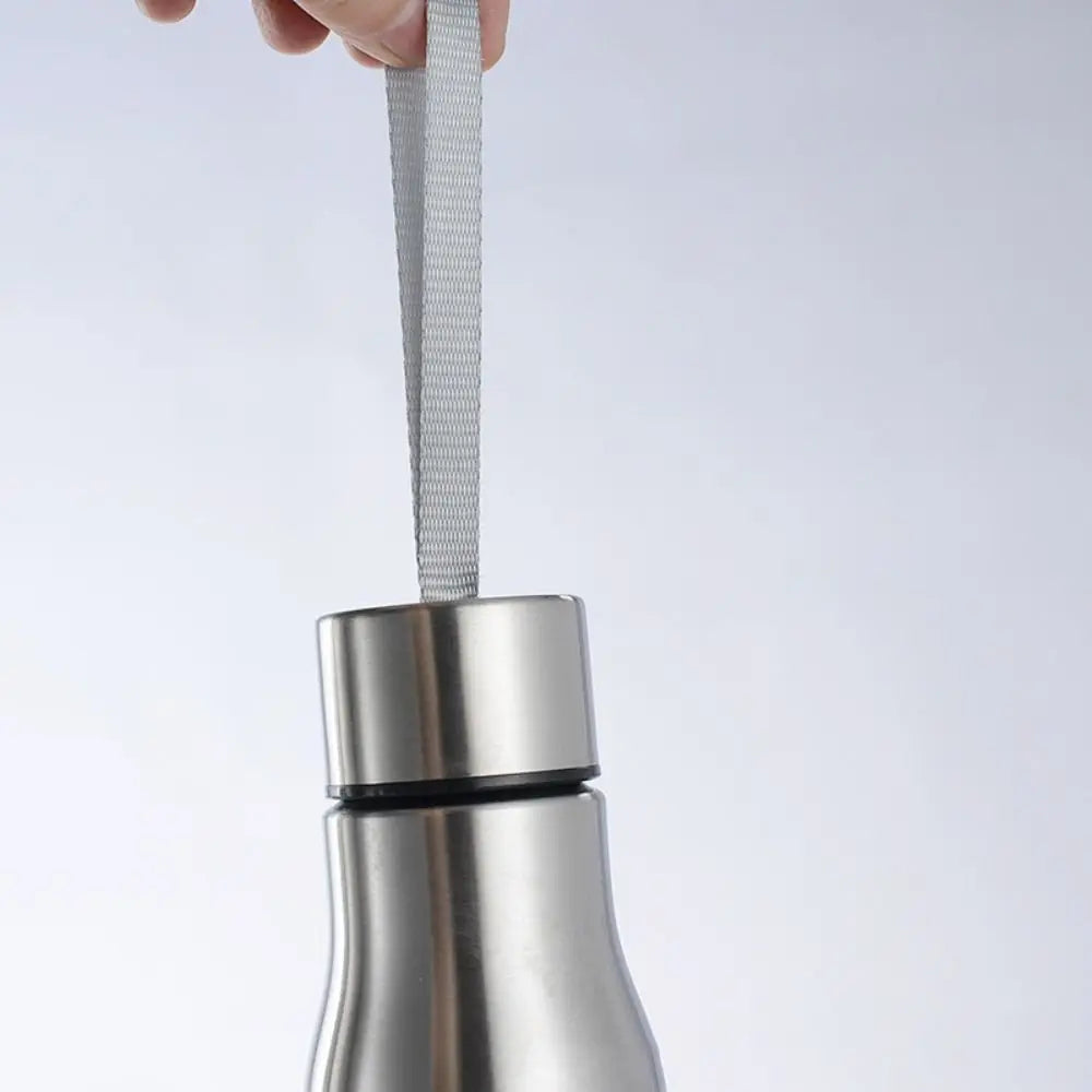500ml/1000ml Stainless Steel Water Bottle with Handle Portable Hot Cold Water Bottle for Cycling Sports Travel