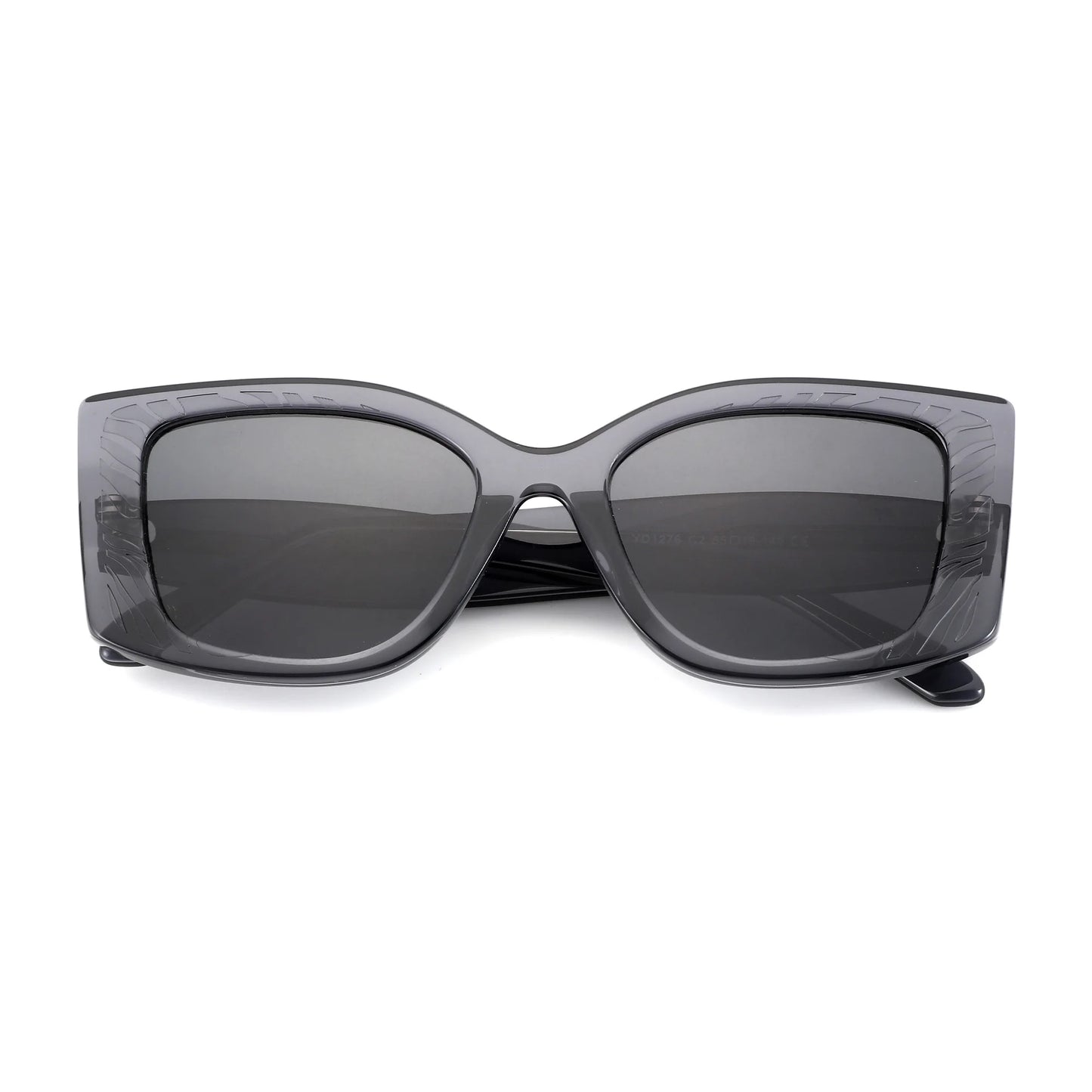 ZENOTTIC Trendige quadratische Acetat-Sonnenbrillen für Damen UV400 Myopie Optische Sonnenbrille Polarisierte Gleitsicht-Sonnenbrillen