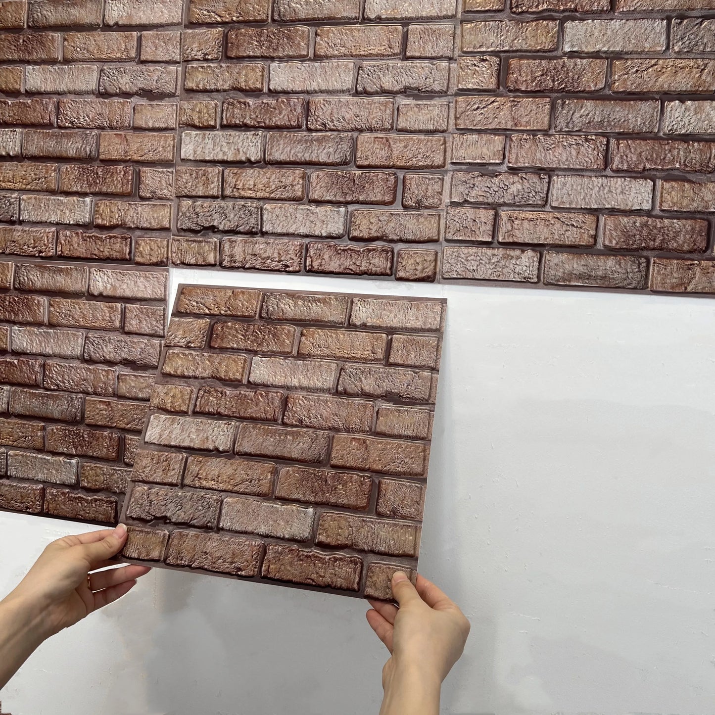 10/20Pcs Peel and Stick Tile Backsplash Thicker Design Marble Tiles 12"X12" Stick on Backsplash Self Adhesive Tiles for Any Room