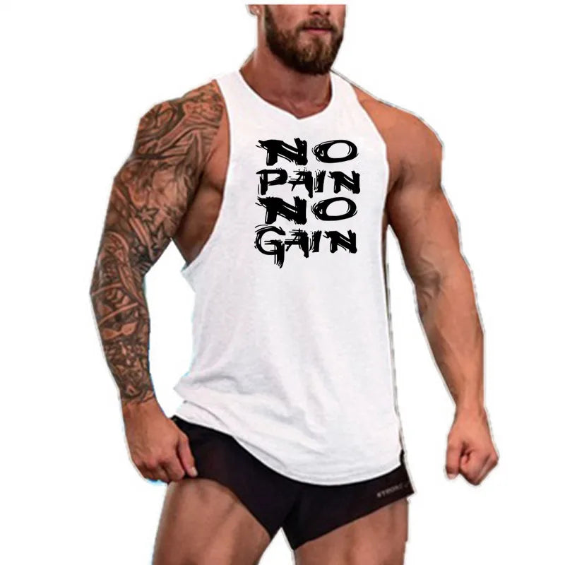 Débardeur de sport sans manches pour homme - Maillot de corps pour homme - Haut de sport pour homme - Vêtement de sport - Haut de sport stringer