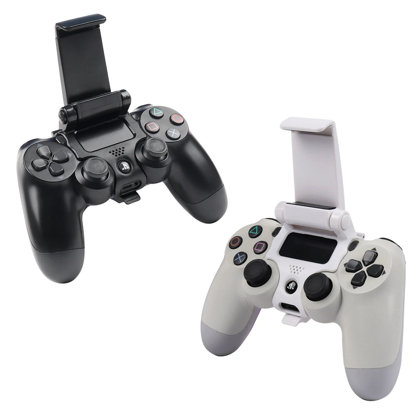 Schwarze verstellbare Gamepad-Halterung für PS4 SLIM PRO Joystick Klappbarer Handy-Ständer-Clip für PS4 Controller Griffhalter