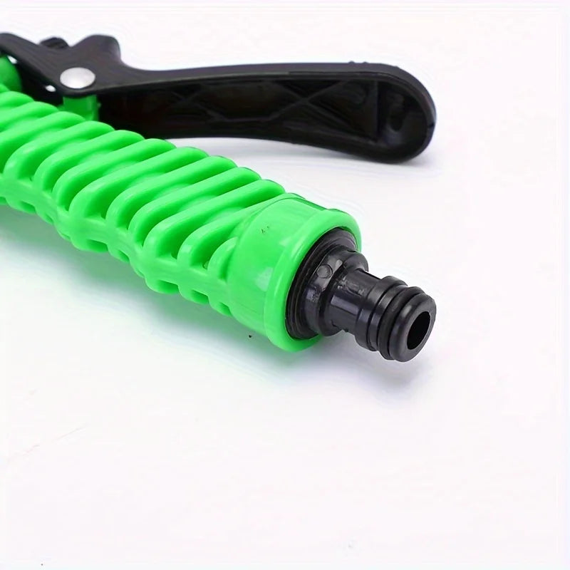 Garden Irrigation Water Pipe Sprinkler Head With 7-Function Nozzle Hose, Car Cleaning Spring Pipe, Plastic Hose Cleaning Tool