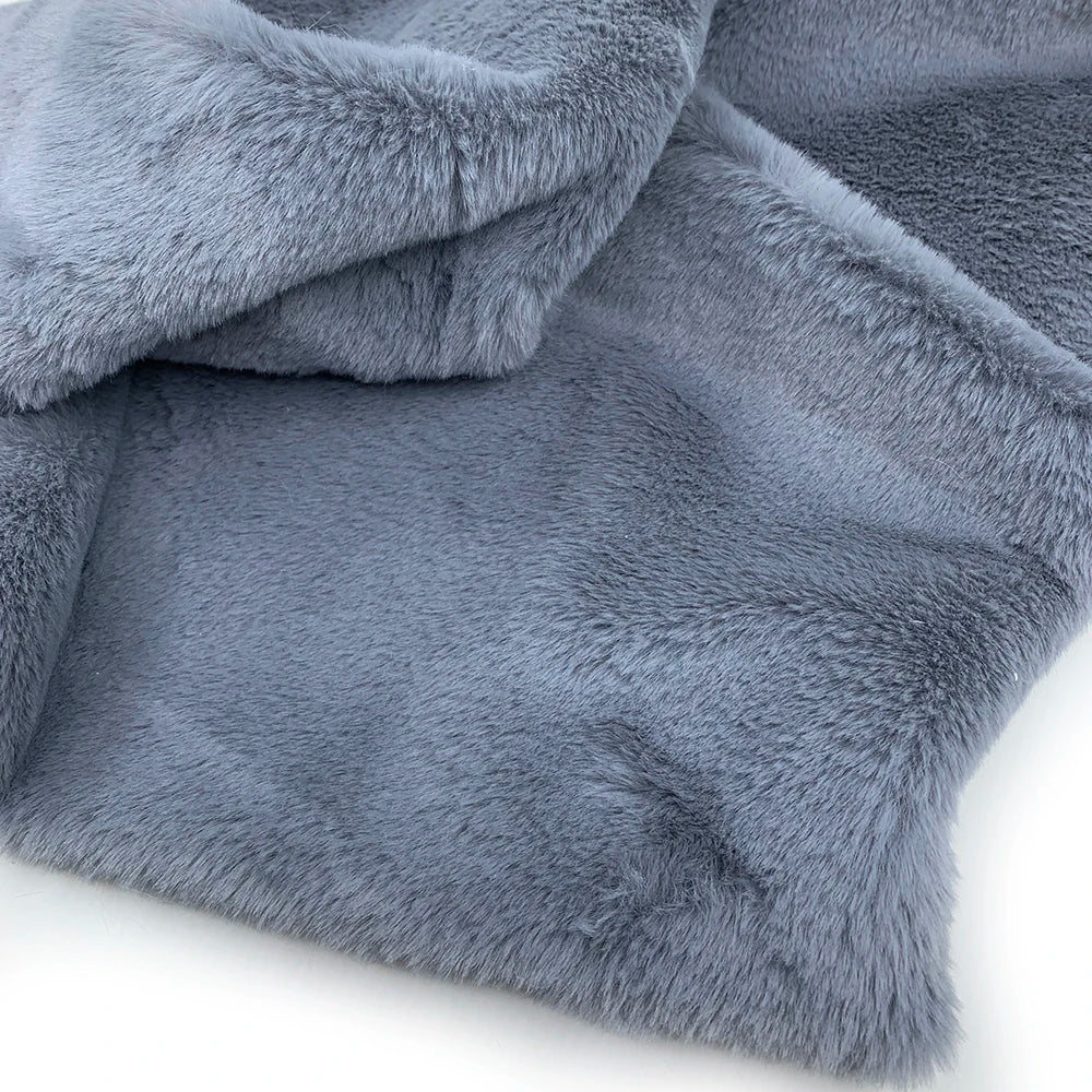 10mm Pile Length Fur Fabric Polyester Imitation Fur Fabrics Handmade DIY Encryption Thickening Fake Rabbit Hair Fur Plush Fabric