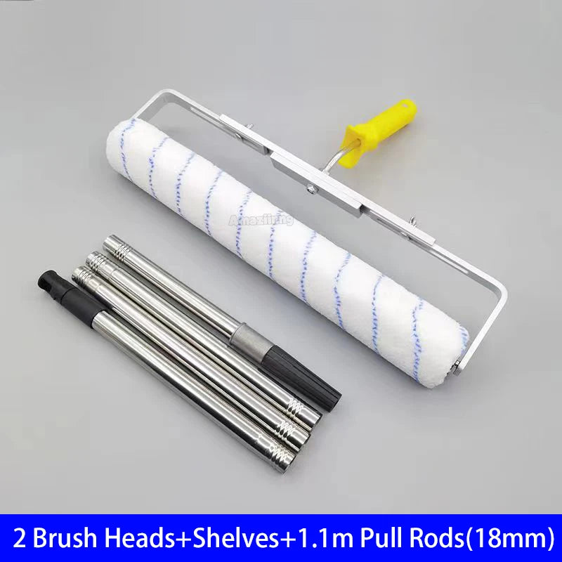 Rouleau à Peinture 18 pouces Brosse Peluche Courte-Moyenne-Longue Outil de Peinture pour Décoration Murale 6MM/9MM Support de Outil de Peinture