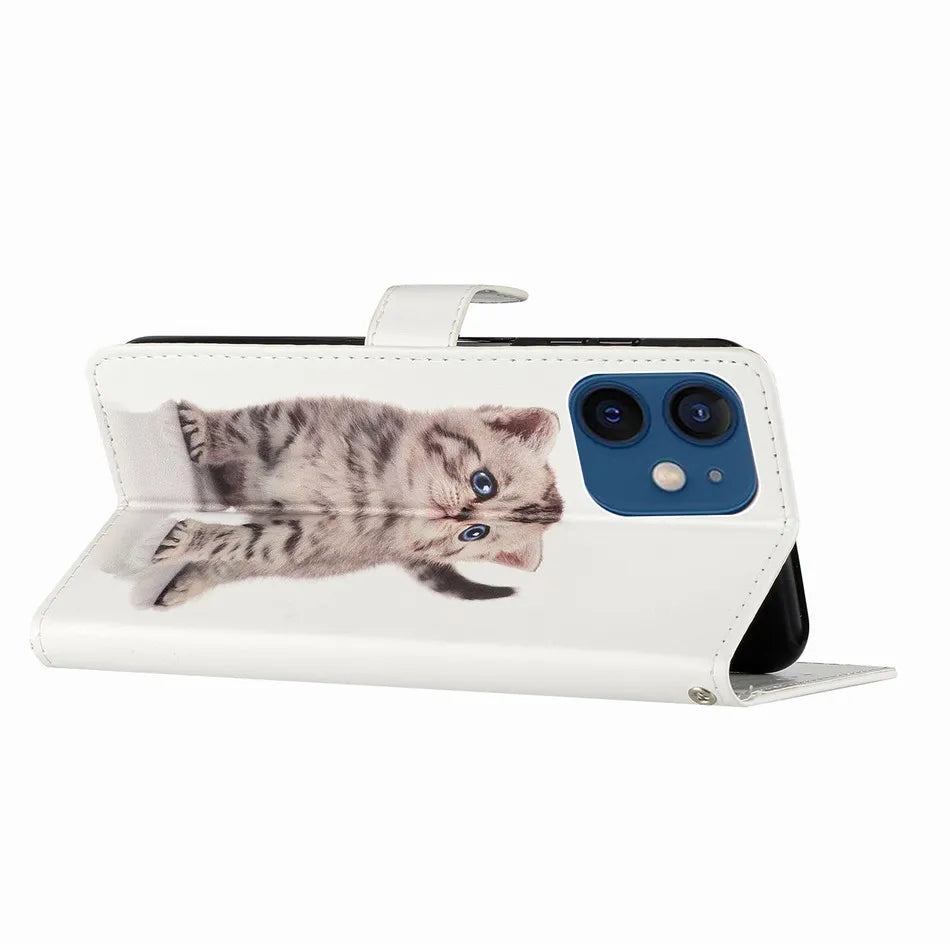 Joli étui à fleurs peintes pour Samsung Galaxy A03 A04S A05 A05S A06 A13 A14 A16 A23 A24 A25 A34 A35 A36 A52S A53 A54 A55 5G Coque