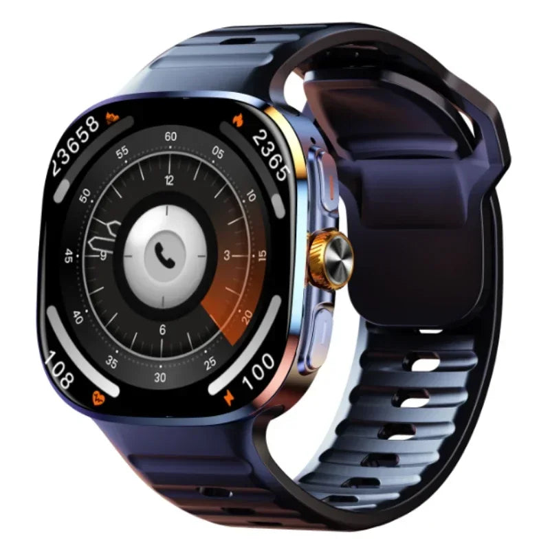 M99 5G Smartwatch: 2,4" AMOLED-Bildschirm, drehbare Kamera, SIM- und WLAN-Unterstützung für eigenständige Anrufe und soziale Medien.