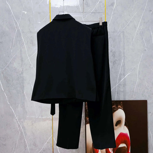Men's Loose Suit Set Casual Korean Office Outfit