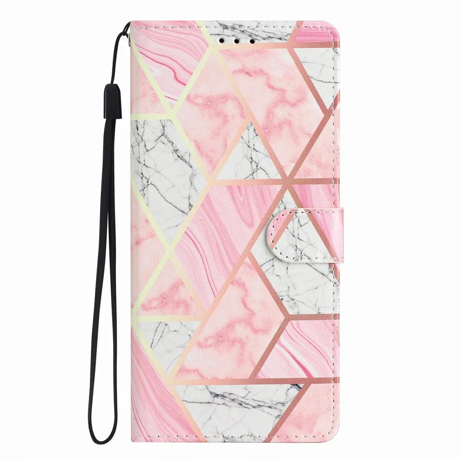 Joli étui à fleurs peintes pour Samsung Galaxy A03 A04S A05 A05S A06 A13 A14 A16 A23 A24 A25 A34 A35 A36 A52S A53 A54 A55 5G Coque