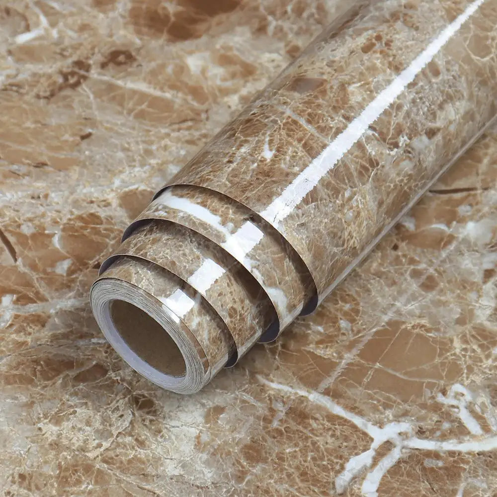 PVC Marmor Aufkleber Selbstklebende Tapete Wasserdicht Hitzebeständig Küchenarbeitsplatten Tisch Möbel Schrank Wandpapier