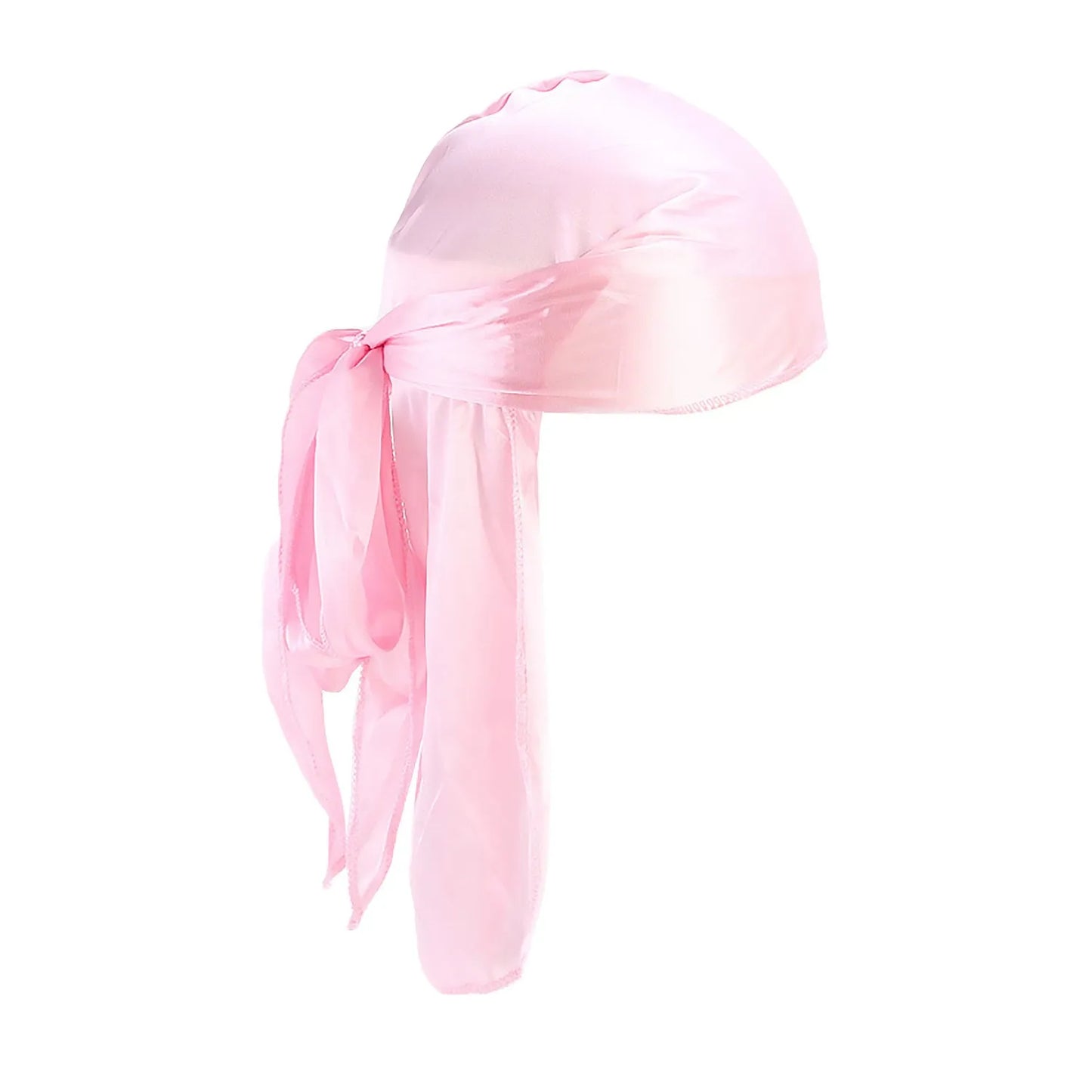 Long Tail Vorgebundene Elastische Kopfbedeckung Bandana Imitat Seide Durag Piratenhut Babyhaube Hip Hop Kappe Turban Hijab Kinder