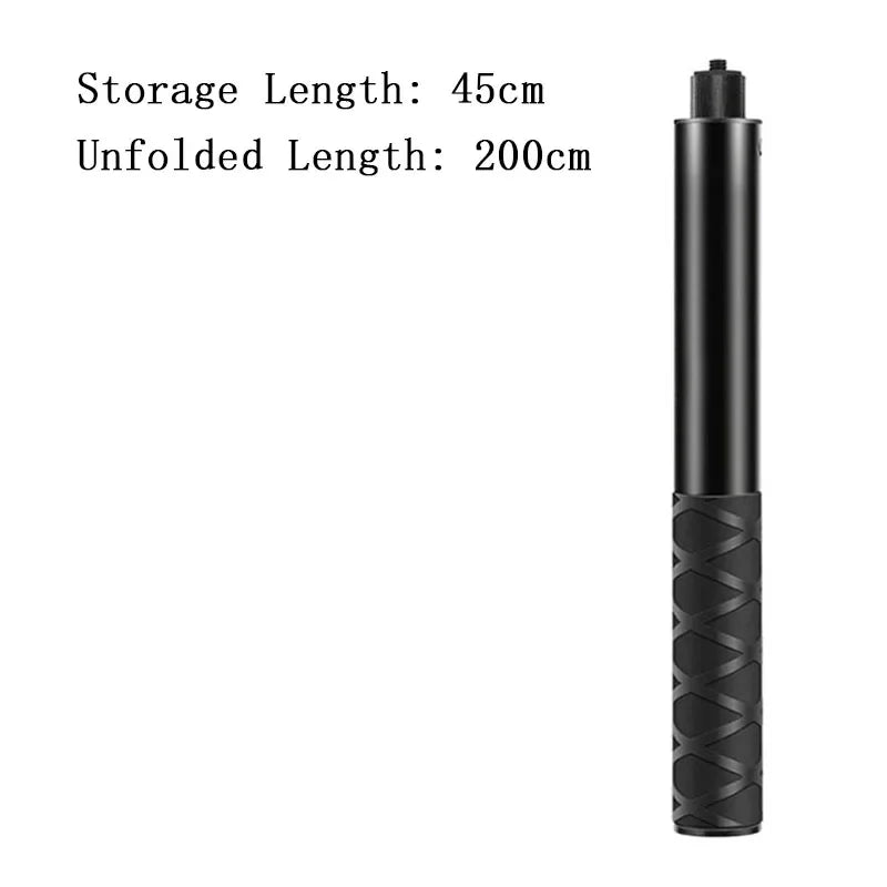 Poignée de bundle perche à selfie pour Insta360 X4 X3 X2 GoPro 12 11 10 9 DJI Action 4 3 SJCAM Camera Bullet Time Perche à selfie invisible