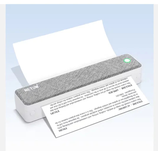 Imprimante thermique rechargeable portable sans encre A4 Bluetooth pour voyages d'affaires 203 DPI