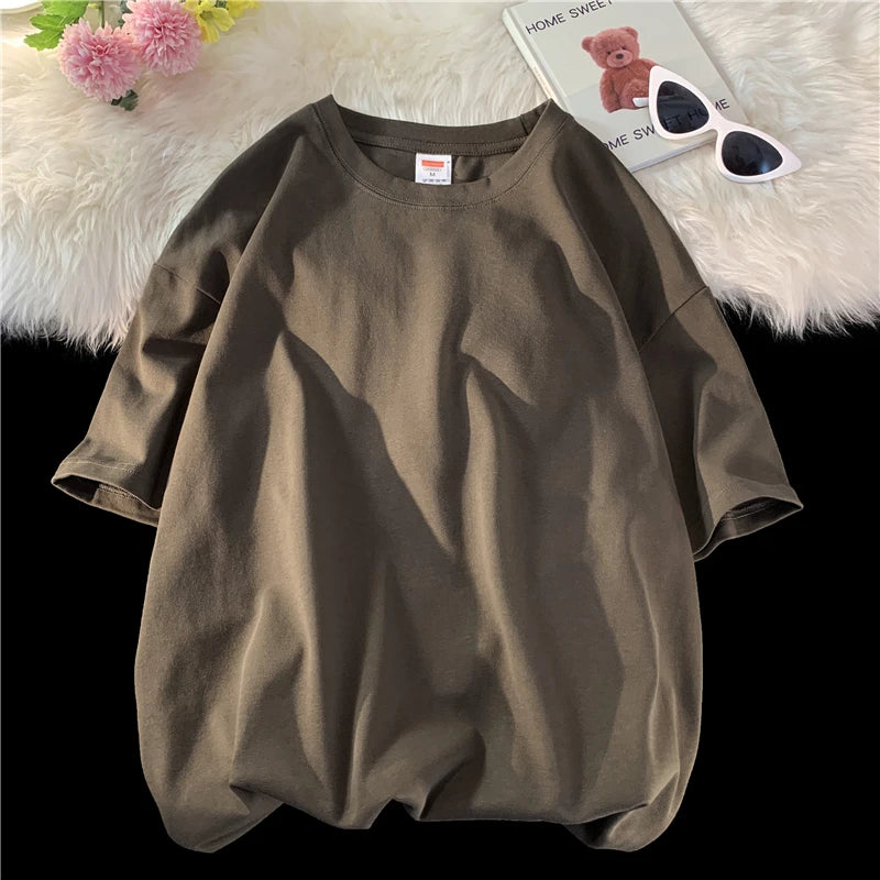 LEGIBLE 2025 Sommer Herren T-Shirt Lässiges lockeres Baumwoll-Kurzarm-T-Shirt Herren Oberteil T-Shirt Herren