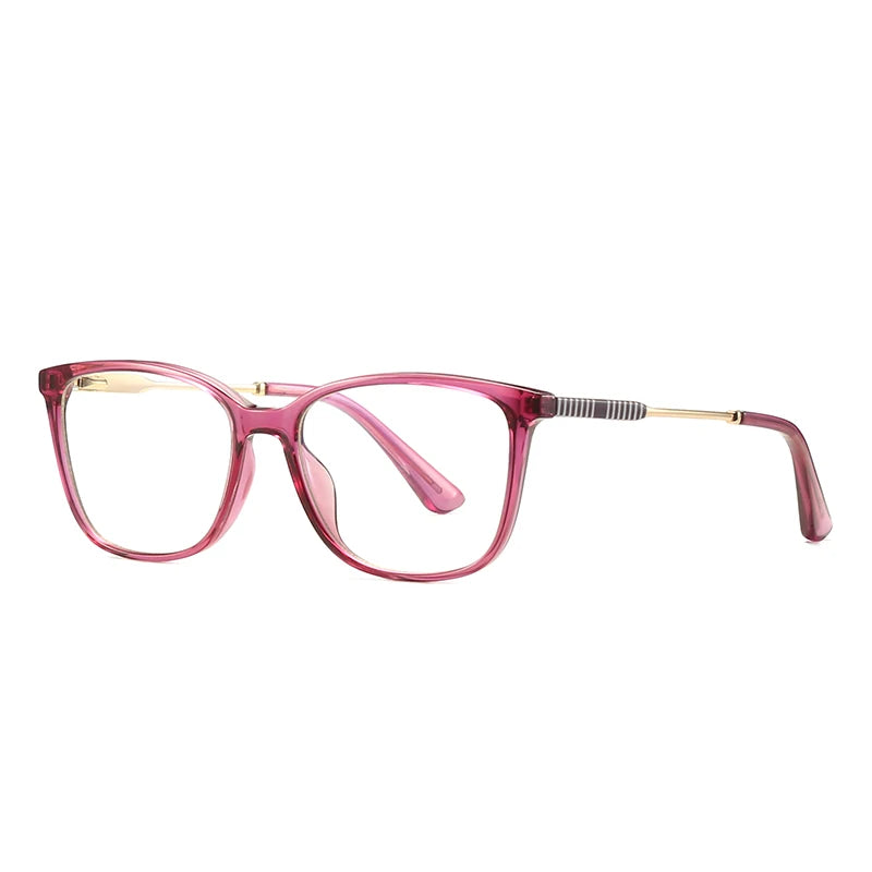 JMISUS Fashion Lunettes Classiques Femme Design Minimaliste Personnalisable Sur Ordonnance Anti-lumière Bleue Photochromiques