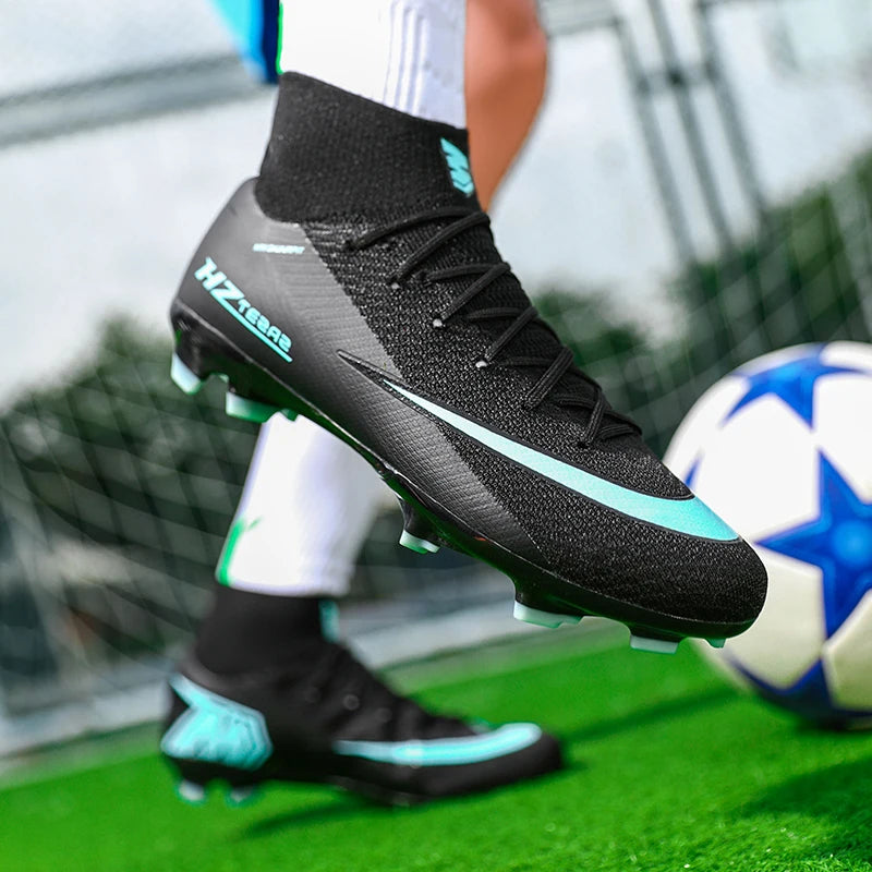 Neue hochwertige Herren Fußballschuhe TF/FG Trainingsfußballschuhe Ultraleichte rutschfeste Turf-Fußballschuhe Chuteira Campo