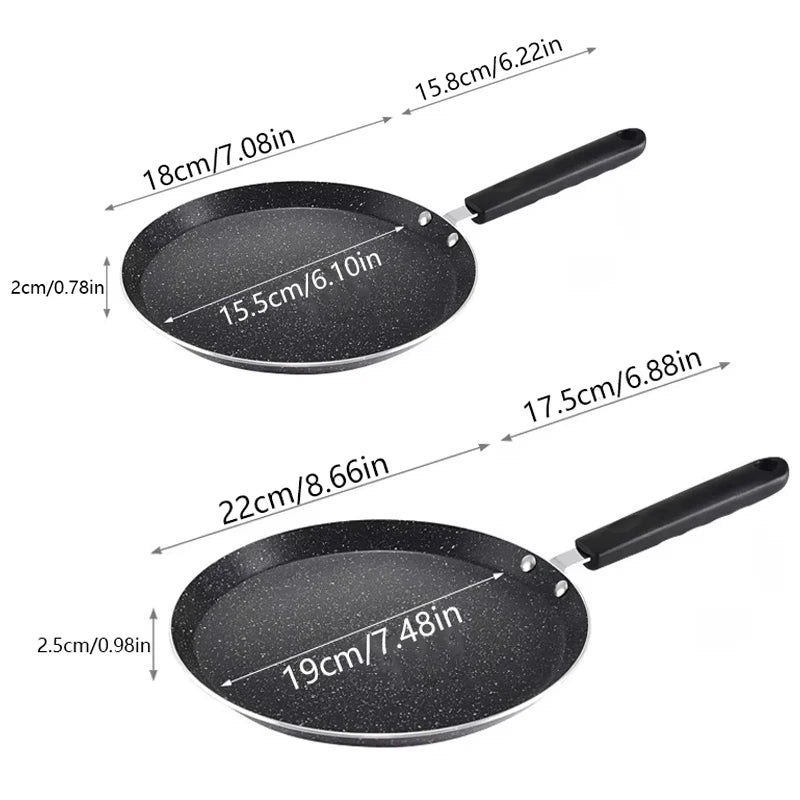 1 Non Stick Frying Pan, Fried Egg, Steak, Pancake Breakfast Pan, Kitchen Utensils, Kitchen Cookware Tool Size S/L