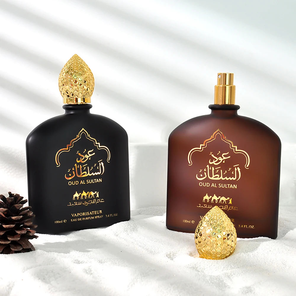 100 ml Eau de Parfum Oud Al Sultan Arabischer Unisex Duft Fruchtig Blumig Langanhaltend für Damen und Herren