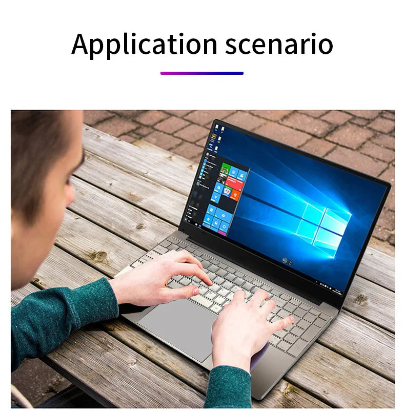 Damen-Laptop Windows 10 Office Education Gaming Notebook Pink 15,6" 11. Intel Celeron N5095 16G RAM 1T Dual WiFi Hebräische Tastatur