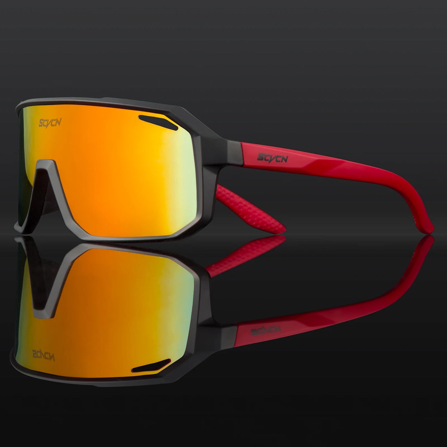 SCVCN Lunettes de soleil photochromiques d'extérieur, lunettes de cyclisme pour hommes, lunettes de vélo pour femmes, VTT, vélo de route, lunettes de cyclisme UV400