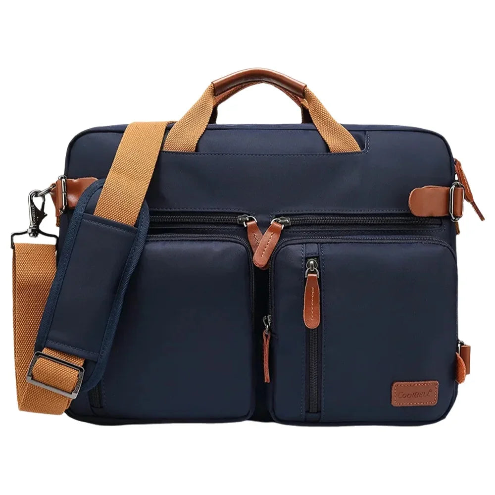 Handbag Business Briefcase Rucksack Convertible Backpack Laptop Bag 17 inch Notebook Bag Shoulder Messenger Laptop Case