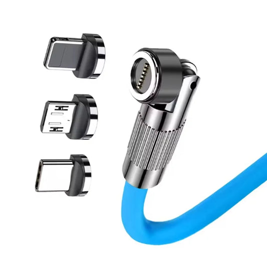 1m 2m 3in1 Magnetic 120W 5A Charge cable USB C Type-C To iOS Charger Data Cable For iPhone Xiaomi Charger Data Wire Cord