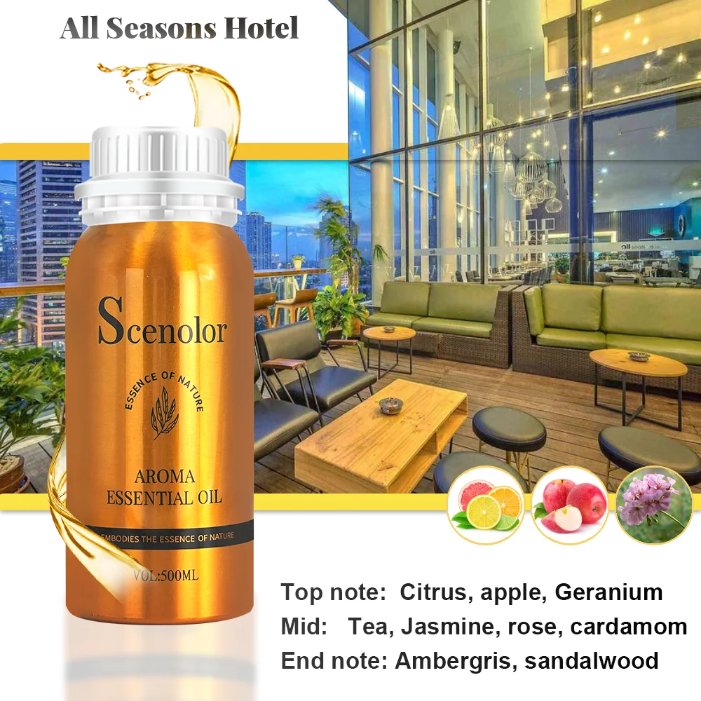500ML Hotel Room Fragrance Diffuser for Home Air Freshener Scenting Device Air Purifier Humidifier Car Essential Oil Refil