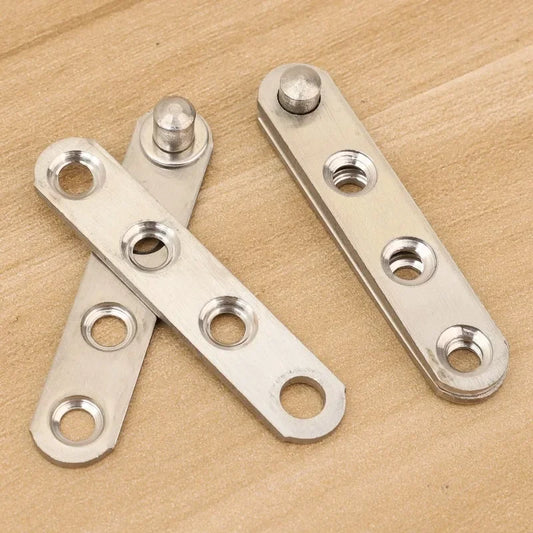 Stainless Steel Door Pivot Hinges 360° Rotation Cabinet Hinge Concealed Window Shaft Pivot Hinges Furniture Hardware Fittings