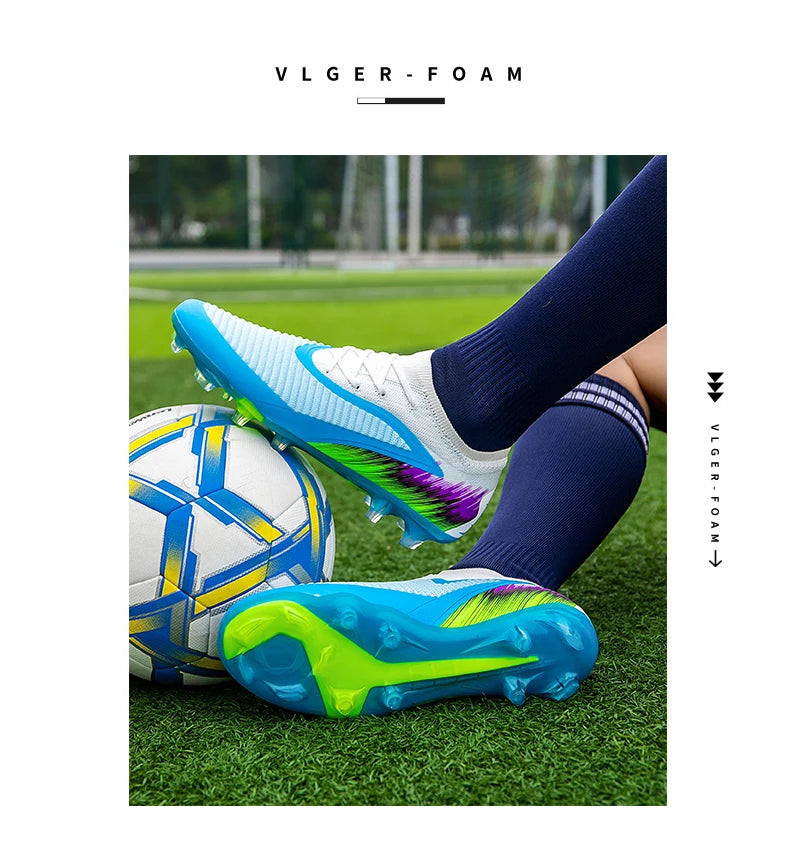 Chaussures de football FG pour hommes, crampons de football de haute qualité pour l'entraînement, chaussures de football Chuteira Campo 35-45
