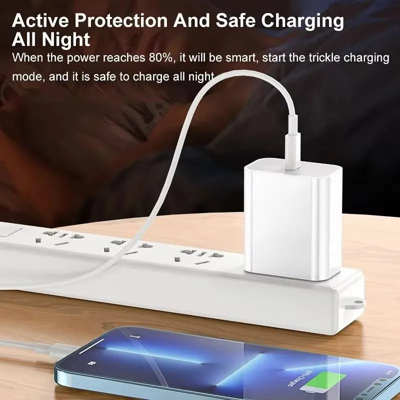 Câble USB de charge rapide original 35W PD pour iPhone 14 8 7 Plus 13 12 11 Pro XS Max XR X Câble de chargeur rapide USB-C 1m 1.5m 2m 3m