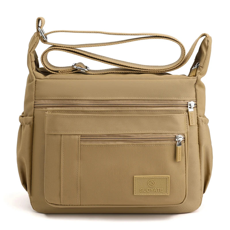 Modische Schulter-Umhängetasche für Damen, Kuriertasche, wasserdichtes Nylon, Damenhandtasche