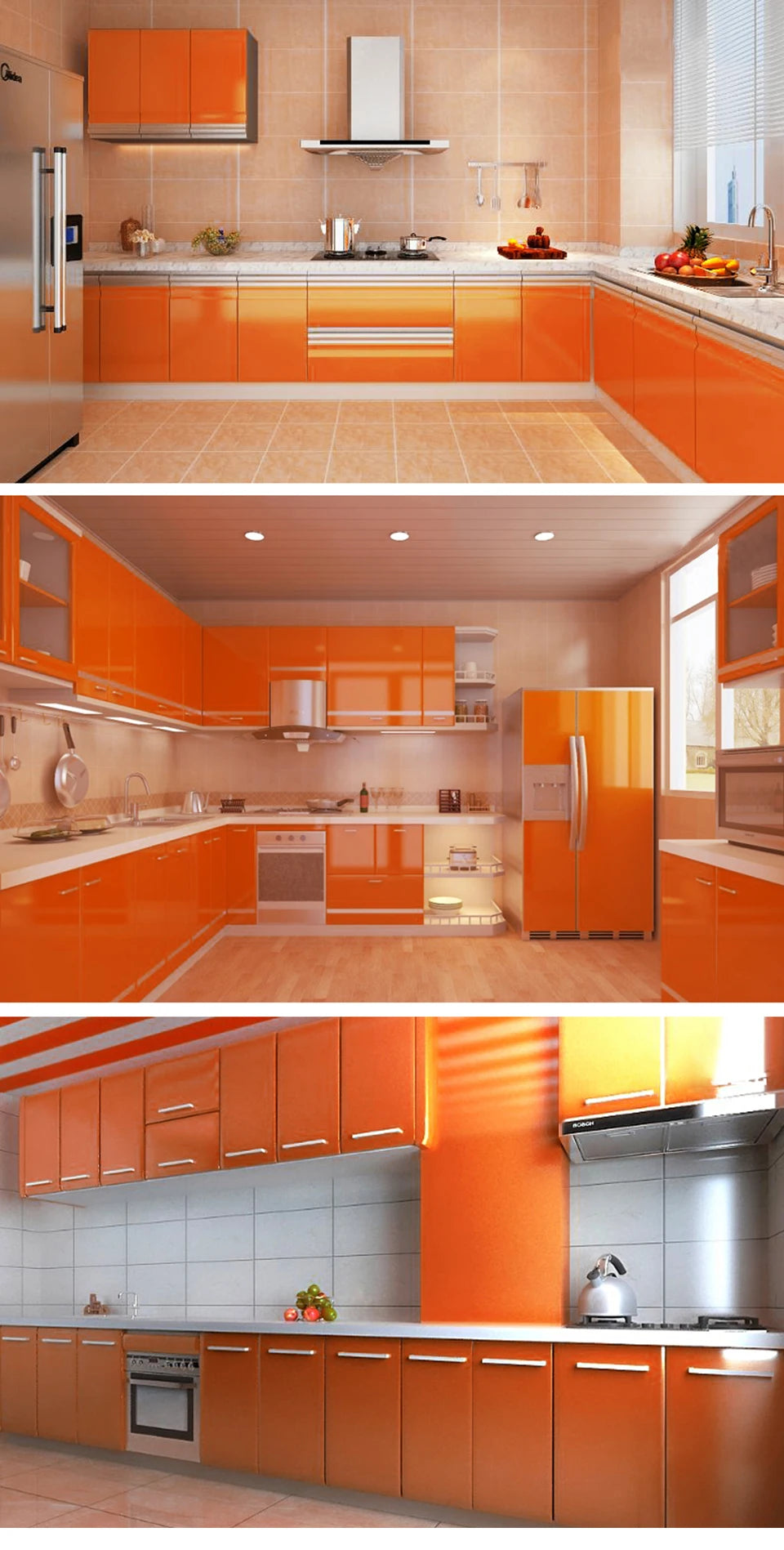 Autocollants de marbre en PVC, papier peint auto-adhésif, imperméable, résistant à la chaleur, pour comptoirs de cuisine, tables, meubles et armoires.