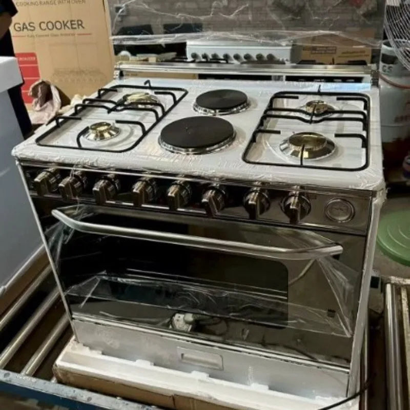 D 4 Gas And 2 Electricity Cooker With Oven Stove Cooktops Electric 4 Burners Stoves Burner Kitchen Multifunction