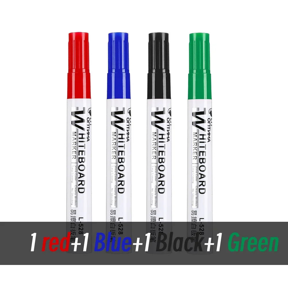 1/20pcs Erasable Whiteboard Marker Pen Blackboard Marker Teaching Chalk for Glass Ceramics Office School Art Marker Stationery
