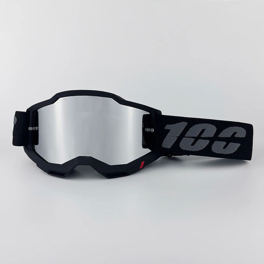100 Motocross Goggle Glasses MX Off Road Masque Helmets Goggles Ski Sport Gafas for Motorcycle Dirt Bike Glasses and bag