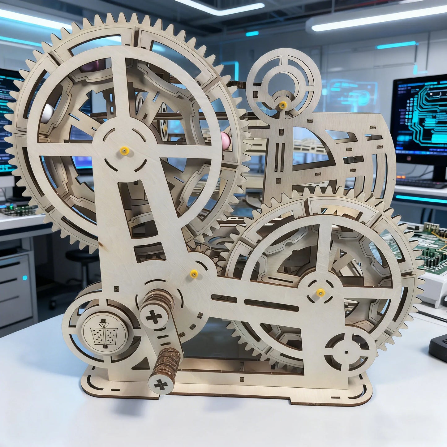 Puzzle en bois 3D à monter, kit d'assemblage manuel DIY, loisir éducatif, améliore la dextérité manuelle.