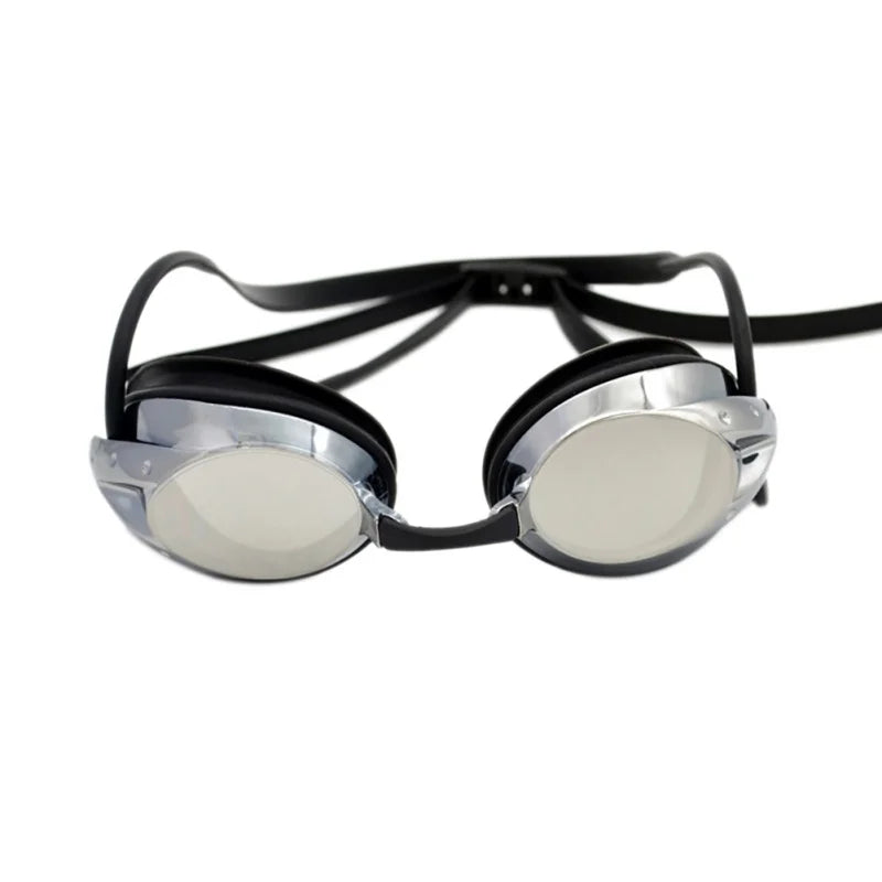 Schwimmbrille für Herren und Damen, High Definition, wasserdicht, Antibeschlag, galvanisierte Gläser, Erwachsene, Brille, Sportbekleidung
