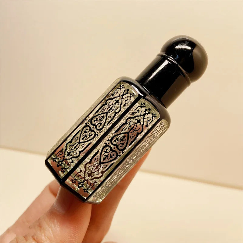 3/6/12ml Luxus nachfüllbare Ätherische Öle Flaschen Leere Parfümflasche Tragbare Tropfflasche Vintage Bronzefarbener Flüssigkeitsbehälter