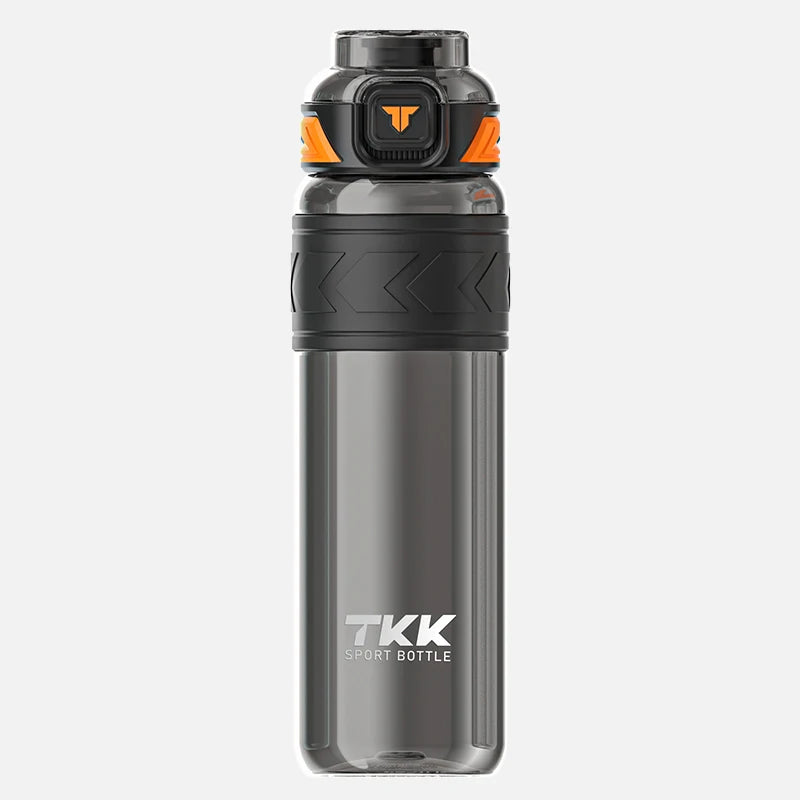 TKK 600/800/1000ml Sport-Trinkflasche Tritan BPA-frei Strohhalm Tragbar Auslaufsicher Kunststoff Trinkgeschirr Outdoor Fitness Kanne