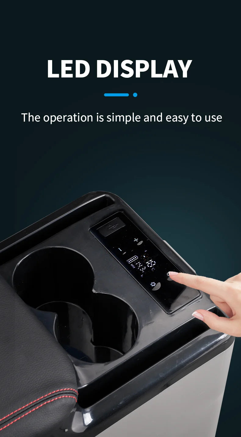 Alpicool CF8 Small Fridge Mini Car Fridge 12V Armrest Fridge 8L Portable Refrigerator