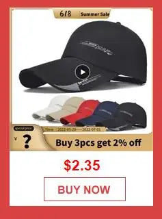 2024 Fashion Line Baseball Cap For Men Sports Cap Hat Fish Outdoor Long Visor Brim Shade Snapback Sun Hat Women's Summer Hat